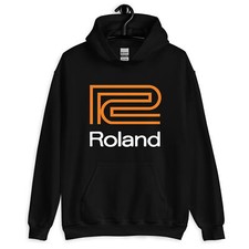 Stylish Roland Drums Logo Hoodie- Synth, D J, and EDM Style S-5XL