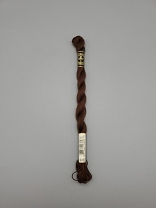 DMC 115 5-938 Pearl Cotton Thread Ultra Dark Coffee Brown Size 5 012325