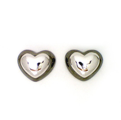 Crystalline Azuria Orecchini A Lobo Cuore Oro Bianco 18ct Con Cristalli Zirconia - Regalo Donna