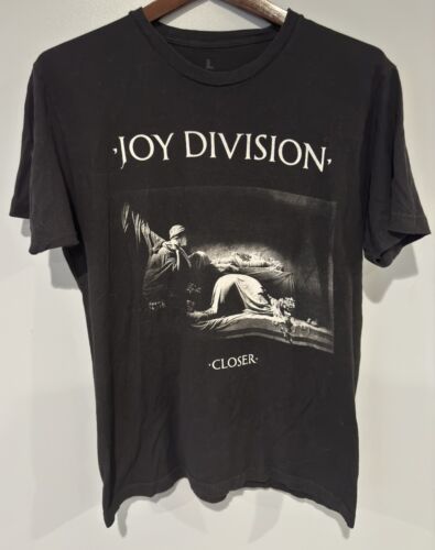 Men's Joy Division Classic Closer Shirt Large Bla… - image 1