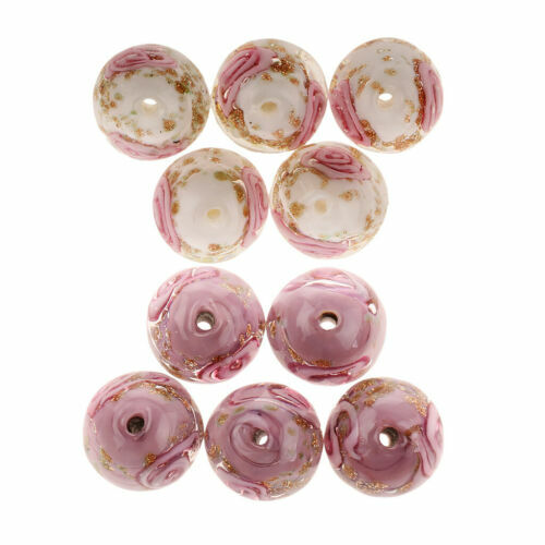 Perlin Millefiori Glasperlen Set 500g - Große Perlen Zum Basteln Schmuck