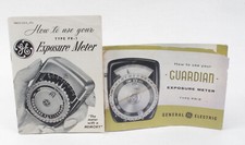Vintage GE PR-1 / PR-2 Exposure Light Meter Instruction Manual - Choose Guardian