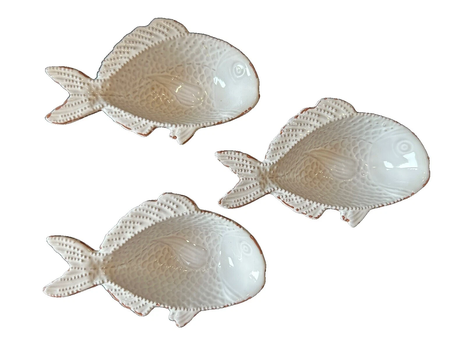 Vajilla de porcelana blanca Mud Pie cuencos