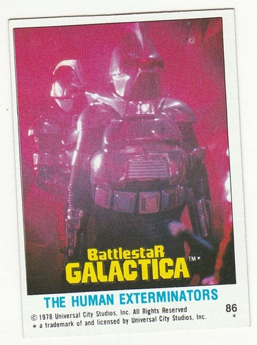 1978 Topps Battlestar GALACTICA completa il tuo set carte non sportive #1 - a scelta U - Foto 247 di 398