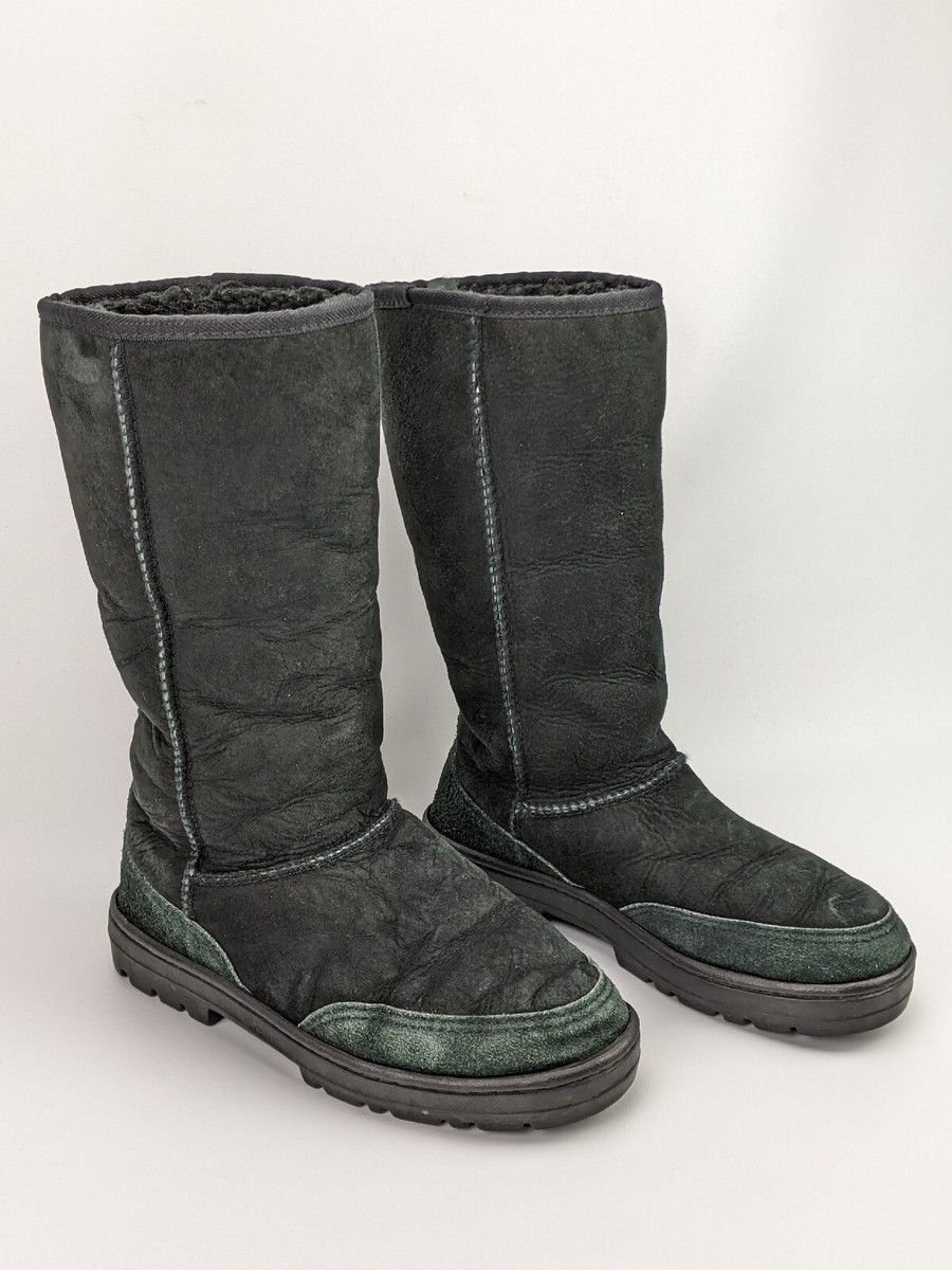 UGG Ultra Tall Tasman Braid Shearling Boots Women's Size 6 UGG Ultra Tall Tasman Braid Shearling Boots Women's Size 6