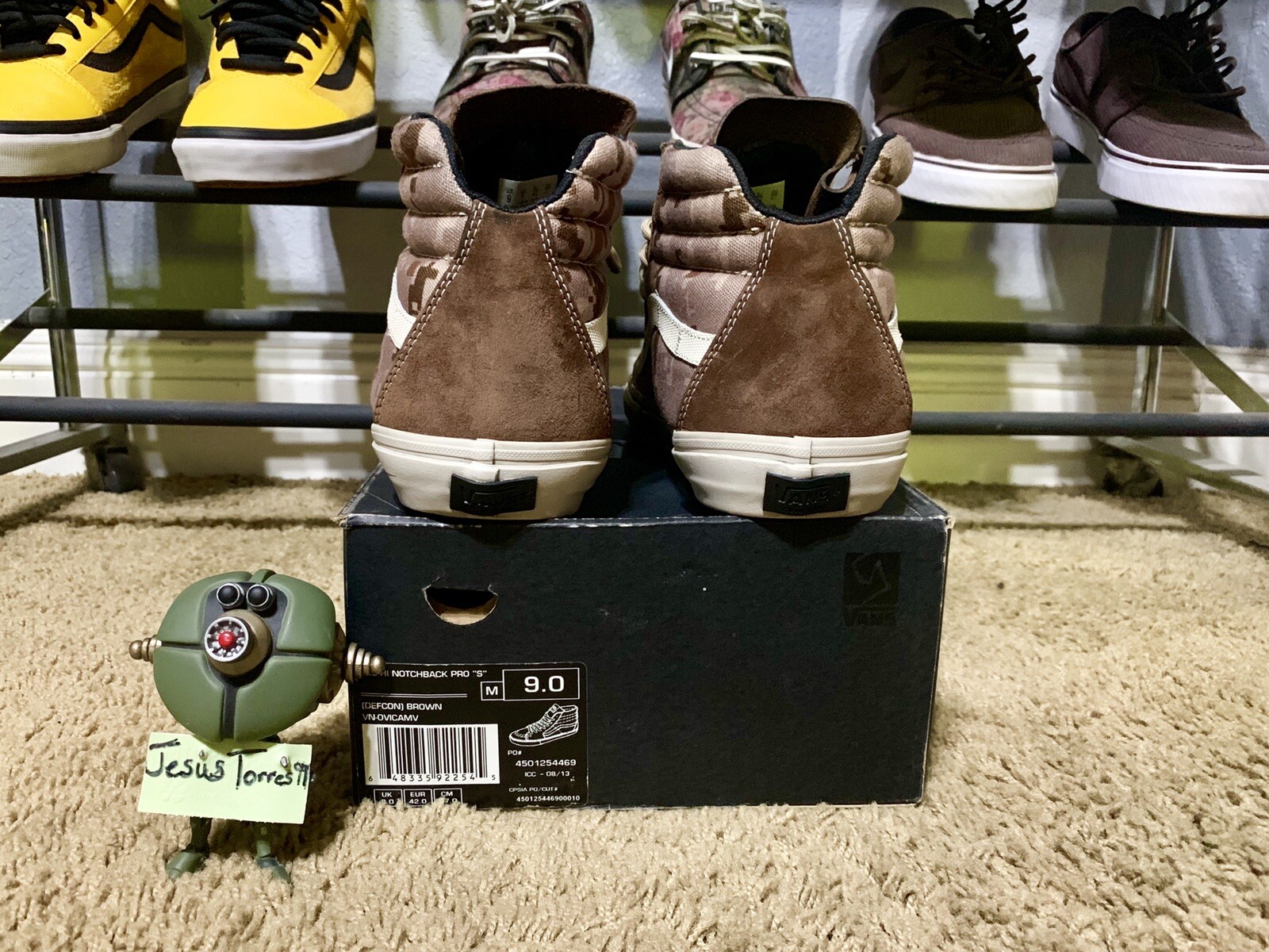 vans syndicate sk8 hi notchback pro s defcon brown