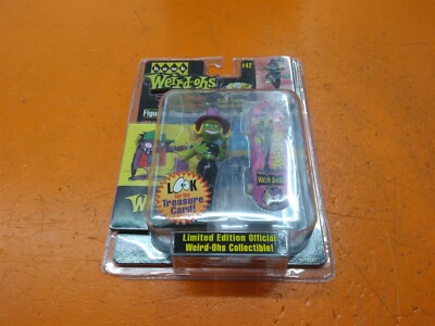      Weird-Ohs Sling Rave Curvette Figure w Skateboard & 5 Collectors Cards 