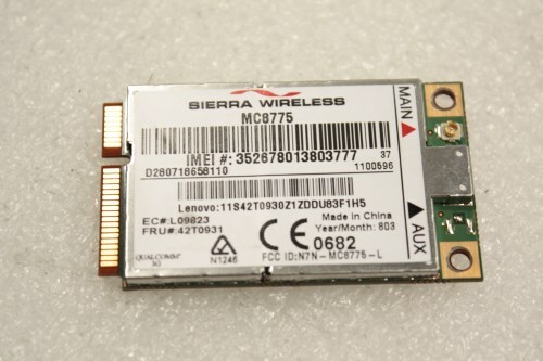 Lenovo ThinkPad X61 X60 Sierra WWAN Wireless Card 42T0931 - Picture 1 of 2