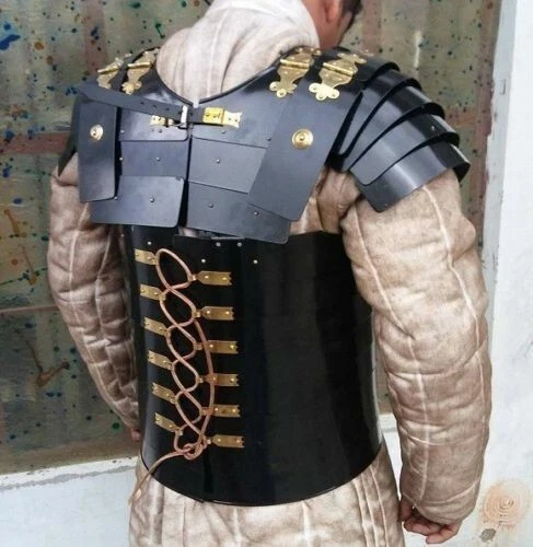 Historical Reenactment Roman Lorica Segmentata Body Armor Breast COLLECTIBLE - Picture 3 of 3