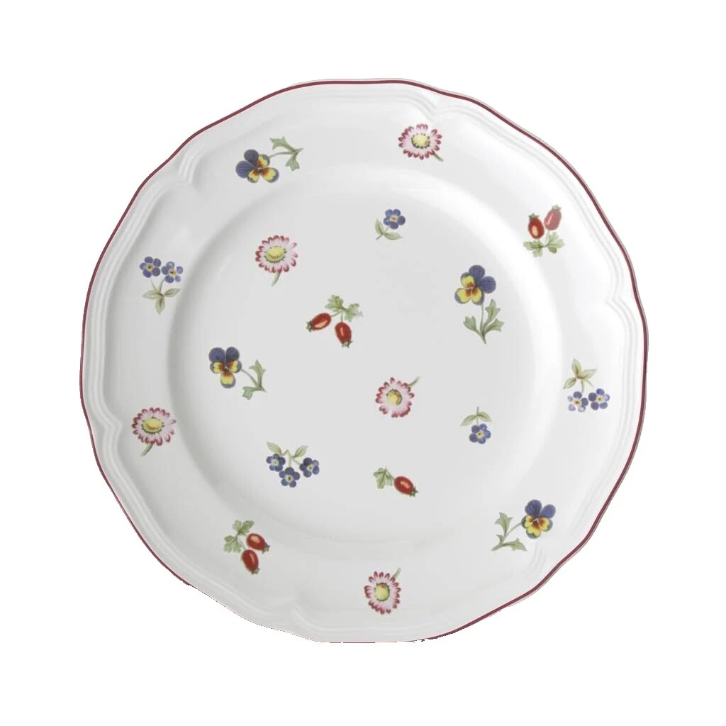 Villeroy & Boch Porcelain White Dinnerware Plates