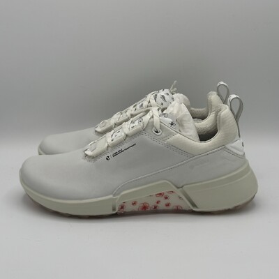 ECCO Biom H4 Golf Shoes White / Silver Grey Women s Size US 6-6.5 EU 37 NIB