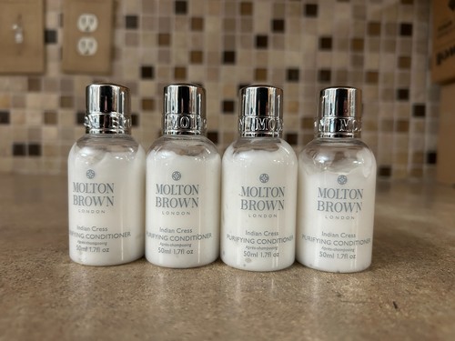4PK Molton Brown Purifying Conditioner With Indian Cress 50ml 1.69 Fl Oz T3-7