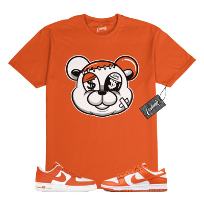 Dunk Cosmic Clay White Orange Low Air Force 1 '07 T Shirt Match STITCH