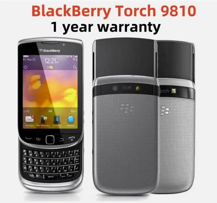 Smartphone Blackberry Torch 9810 Desbloqueado GSM HSPA OS 7 Deslizante QWERTY Foto 3 de 4