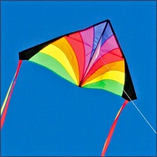 Delta Kids Kite + RipStop Nylon Material + Line on handle + 2-tails + Bag