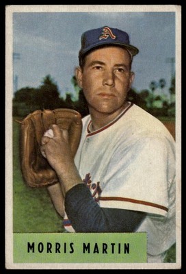 1954 Bowman #179b Morris Martin
