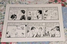 Frank Bolle Gil Thorp 2008 Original Comic Double Sided Storyboard Art 