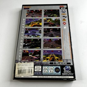 Wipeout (Sega Saturn, 1996 PAL) Racing Manual Included Tested & Working