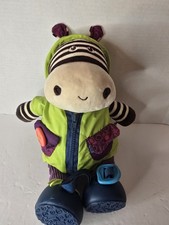 B. TOYS Plush Toy Moving Singing Dancing Vibrating Zebra - Tested & Works