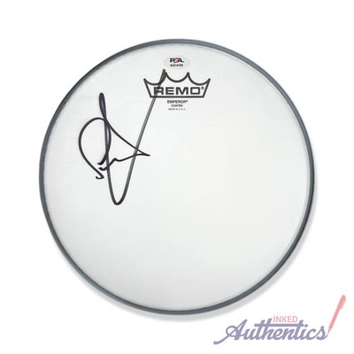 Simon Phillips Signed Autographed 10'' Drumhead PSA/DNA Authenticated