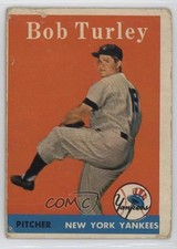 1958 Topps Bob Turley #255 14tz