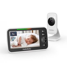 HelloBaby 5" Video Baby Monitor HB50 - White