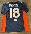Peyton Manning Autographed Denver Broncos Custom Football Jersey Signed COA XL