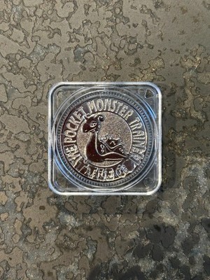 Pokemon Battle Coin Lapras 131 Medal 1997 Made In Japan Nintendo Vintage Rare