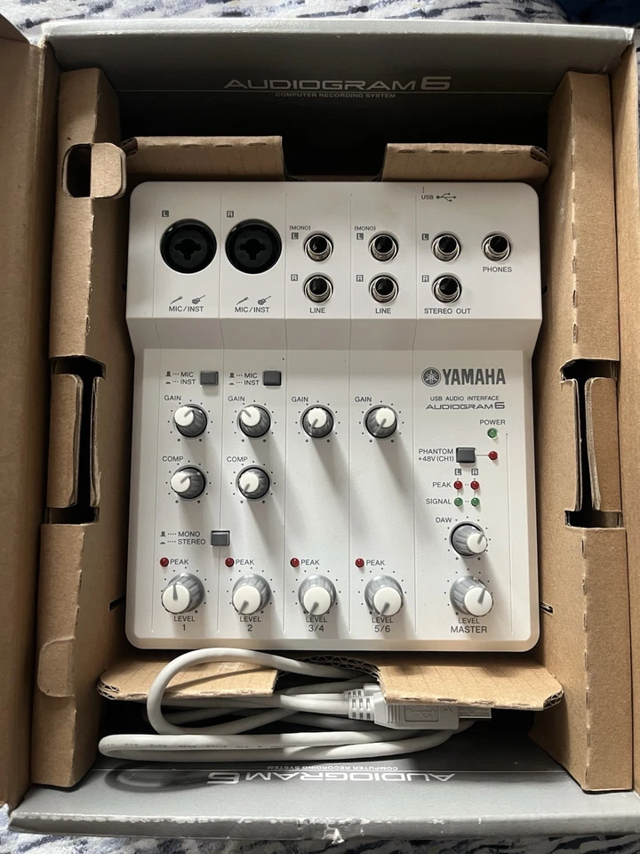 Yamaha Audiogram 6 USB Computerized Recording System New. Open box - Image 3 of 4