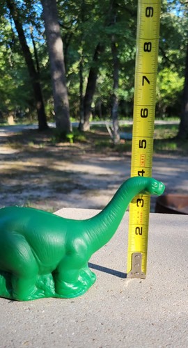 Vintage Sinclair Oil Gas Dino The Dinosaur Green Blow Mold Bank - Picture 8 of 8
