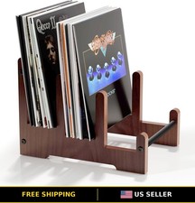3-Tier Vinyl Record Storage Rack for 60LPs   Album Organizer  Display Shelf