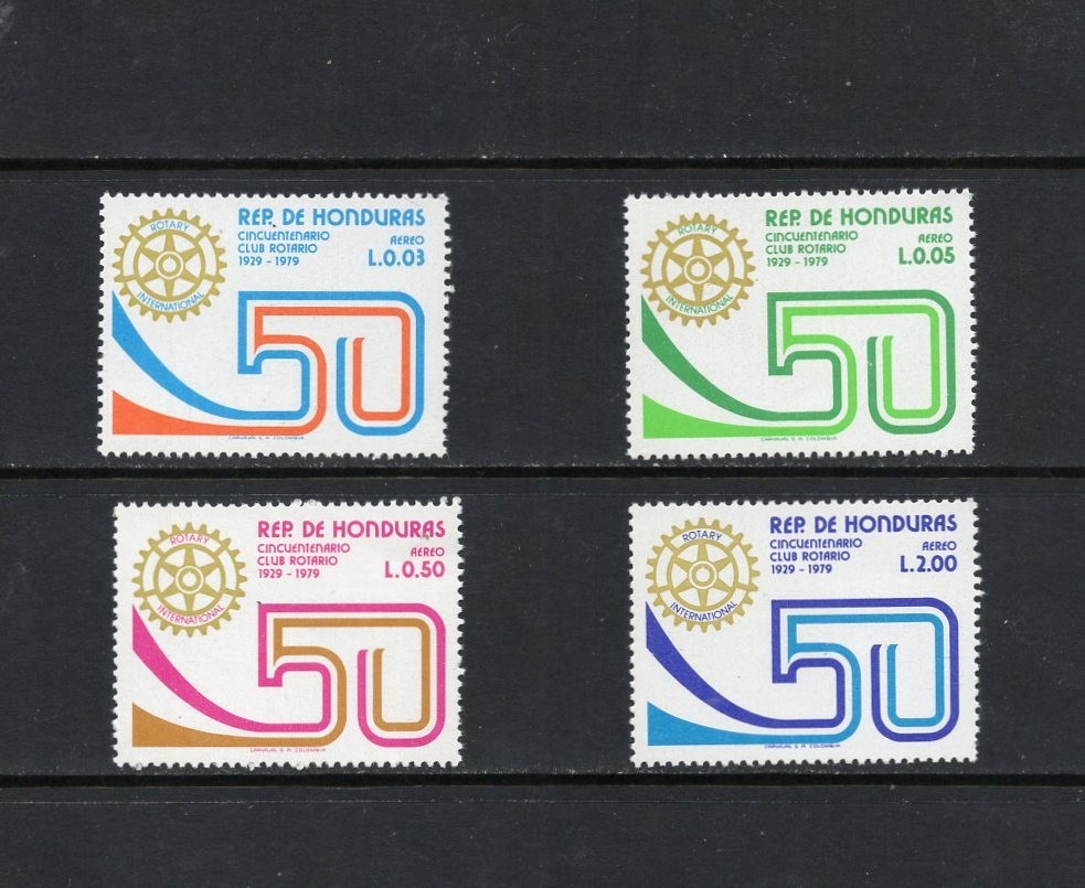 T0365  Honduras  1979   Rotary   4v.   MNH