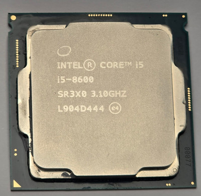 Intel Core i5-8600 CPU   3,10 GHz Basis/4,30GHz Turbo   6 Kerne   Sockel LGA1151