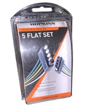 Hopkins Towing Solutions Vehicle & Trailer 5 Flat Set Connector 47895 NEW ✅