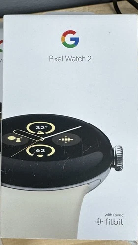 Google Pixel Watch 2 Polished Aluminum Active Band Smartwatch - Silver GA05031-US