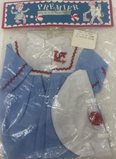 VTG Premier Doll Sailor Outfit fits 16-18 inch Babydolls Blue NIP