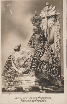 AK altes Madonnenbild aus Spanien, Patrona de Granada