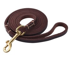 Dog Leash, 4ft 5ft 6ft Geniune Leather Dog Leash for Small Dogs, Dog Training...