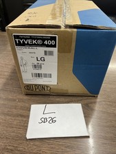 QTY 25 Tyvek 400 DELUXE Coverall Suit Dupont White LG TY122SWH2X002500