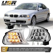 Depo Amber Led M3 Screw-on Clear Corner Signal Lights For 2002-2006 Bmw E46 Lci Depo Amber Led M3 Screw-on Clear Corner Signal Lights For 2002-2006 Bmw E46 Lci