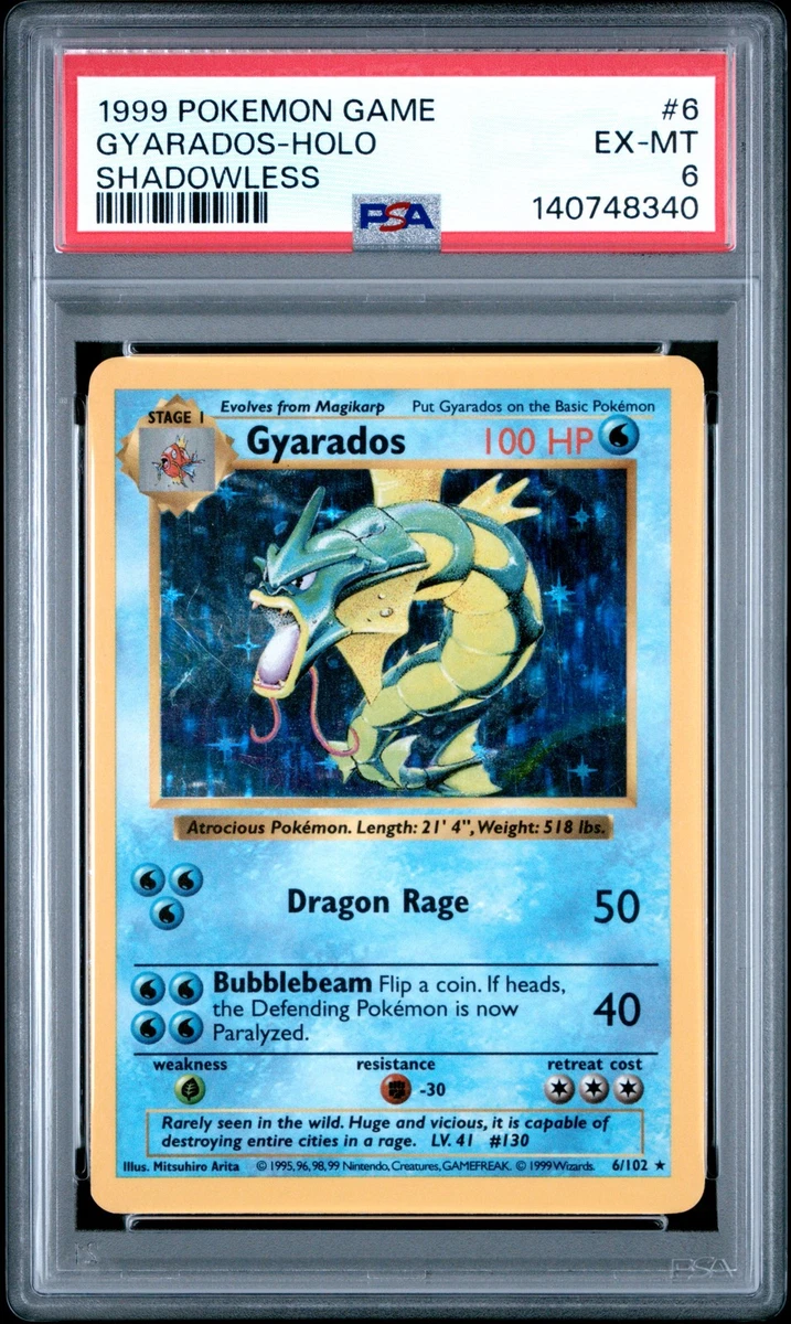 Pokémon TCG Base Set Grade 6 English Collectible Individual Card