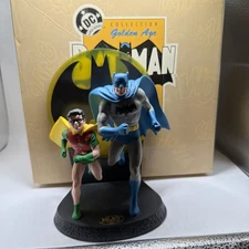 Batman And Robin Hallmark Golden Age DC Superheroes Figurine New Open Box