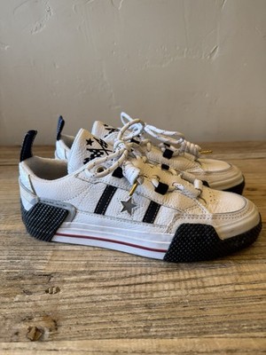 Converse x Ibn Jasper White Leather One Star OX low 'Overhaulin' Sneakers, 7.5