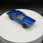 Vintage Hot Wheels Redline Custom Cougar Blue HK - Good Filler, Low Grade