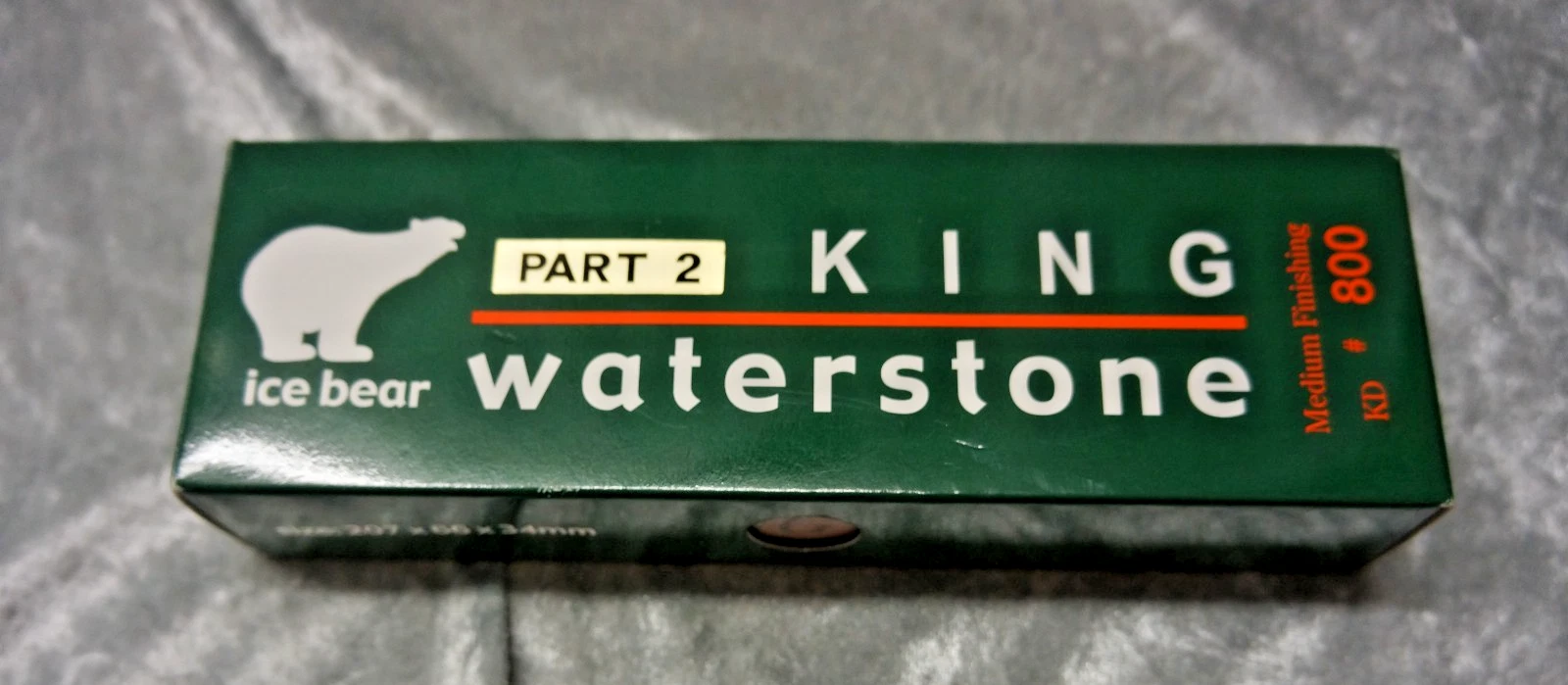 ICE BEAR KING WATERSTONE MEDIUM FINISHING 800 PART 2 - KNIFE SHARPENING