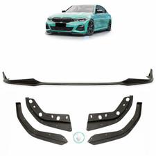 Front Spoiler Lip Passend für BMW G20 G21 Matt Schwarz 2019-2022