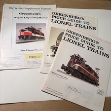 Greenberg's Price Guide to Lionel Trains, 1970s, Repair Operating Manual