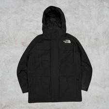 The North Face McMurdo Goose Down Parka Hooded HyVent Black Jacket Mens Medium