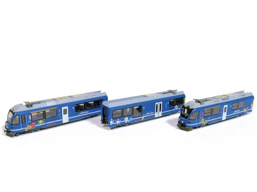 Kato 7074076 - Elektrotriebzug Allegra ABe 8/12 Arosa 3500 3-teilig - Spur N