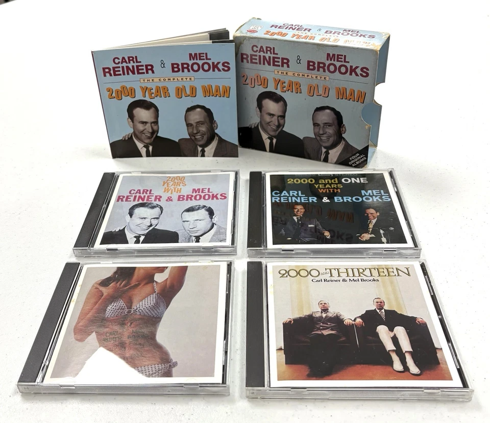 The Complete 2000 Year Old Man by Carl Reiner & Mel Brooks 4-Disc CD Set - Image 3 of 4